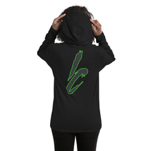 Load image into Gallery viewer, Neon Rose Emblem Lightweight Hoodie
